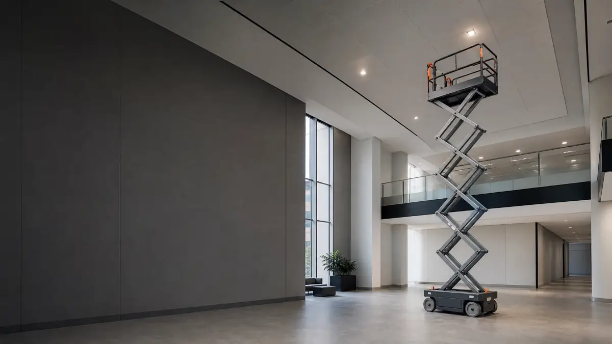 Electric Scissor Lifts jobsite access in Baton Rouge